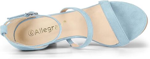 Allegra K Women's Open Toe Triple Straps Stiletto High Heel Sandals in Saudi Arabia
