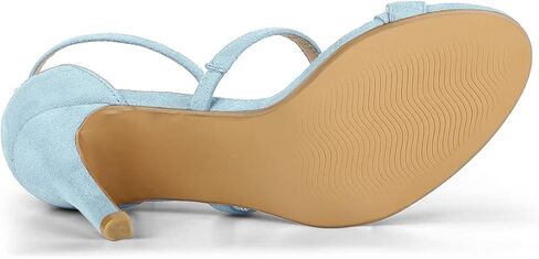Allegra K Women's Open Toe Triple Straps Stiletto High Heel Sandals in Saudi Arabia