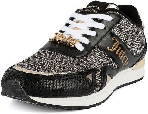 Juicy Couture Lace-Up Women's Fashion Sneakers - Casual Shoes for Tennis and Everyday Walking in Saudi Arabia