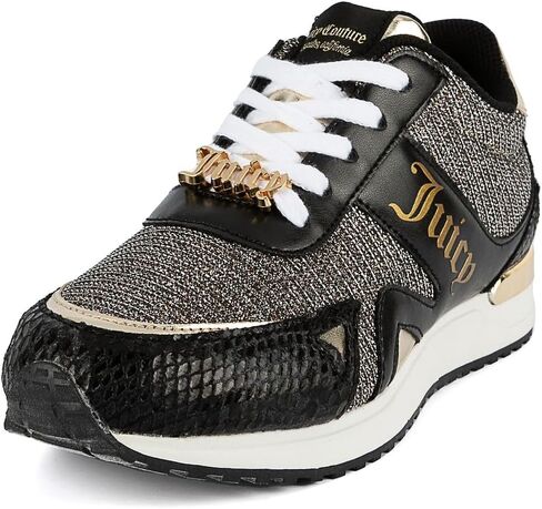 Juicy Couture Lace-Up Women's Fashion Sneakers - Casual Shoes for Tennis and Everyday Walking in Saudi Arabia