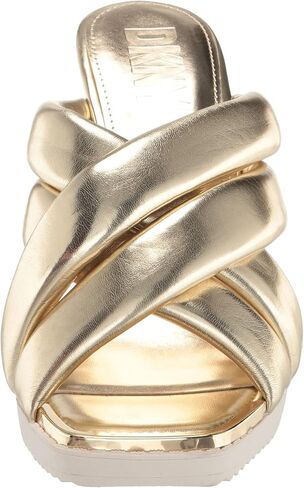 DKNY women's Cross Strap Heel Slip on Heeled Sandal in Saudi Arabia