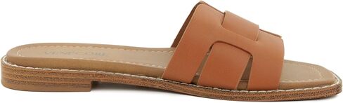 Camila 2 Cross Strap Sandals for Women – Faux Leather Sandals Women’s Summer Shoes – Comfortable Flat Sandals in Saudi Arabia