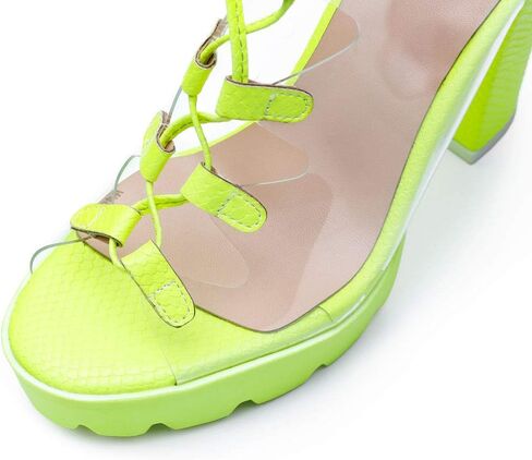 Women's Platform high Heels Strap Peep Toes Dress Clear Shoes White Green Black Wedding Banquet Beautiful Sandals Summer in Saudi Arabia