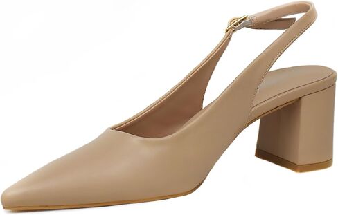 حذاء نسائي بكعب منخفض وكعب منخفض ومقدمة مدببة وإبزيم للكاحل مثير لحفلات الزفاف in Kuwait