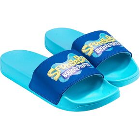 Odd Sox, Slide, Slip On Sandal, SpongeBob, Soft, Comfortable, Unisex