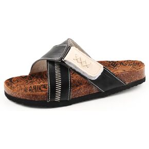 TMA EYES Comfortable Open Toe Crisscross Insole Buckle Strap Vamp Women's Sandals
