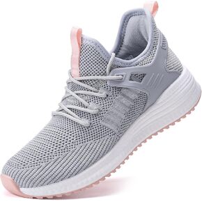SDolphin Running Walking Shoes Women - Womens Tennis Shoes Walking Sneakers Gym Workout Athletic Lightweight Exercise Training Grey Shoes