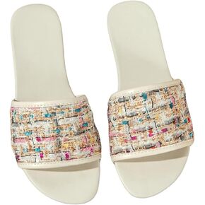 Verdusa Women's Open Toe Slip On Summer Sandals Outdoor Flat Sandals