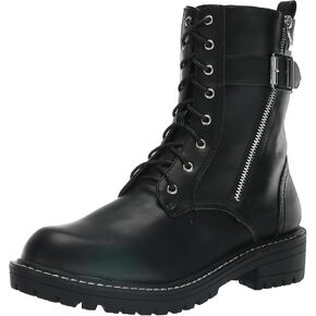 EVANS Women's Wide Fit Lace Up Boot Ocean Fashion