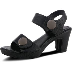 PATRIZIA Women's Dade Sandals Black EU 36 / US 5.5-6