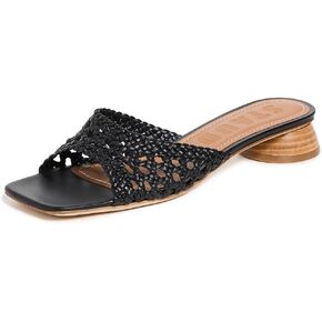 STAUD Women's Simone Crochet Heels