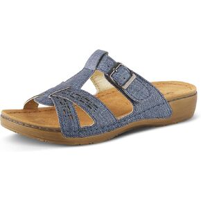 Flexus Women's Nery-Jeans Slide Sandal