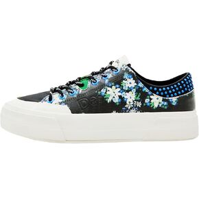 Desigual Floral Platform Sneakers