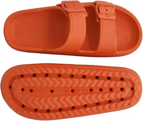 Flip Flops for Women Men Pillow Soft Slides Sandals Cushion Beach Flip Flops EVA Comfy Bath Spa Walking Sandals in Saudi Arabia