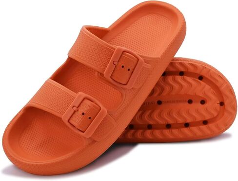 Flip Flops for Women Men Pillow Soft Slides Sandals Cushion Beach Flip Flops EVA Comfy Bath Spa Walking Sandals in Saudi Arabia