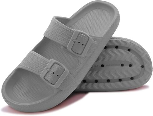 Flip Flops for Women Men Pillow Soft Slides Sandals Cushion Beach Flip Flops EVA Comfy Bath Spa Walking Sandals in Saudi Arabia
