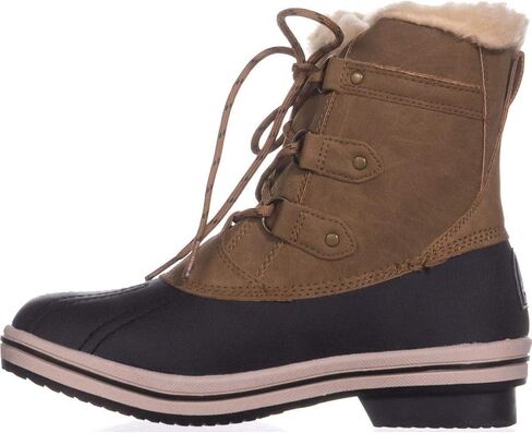 BEARPAW Pawz Womens Gina Faux Leather Cold Weather Winter Boots Brown 5 Medium (B,M) in Saudi Arabia