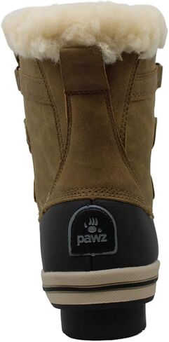 BEARPAW Pawz Womens Gina Faux Leather Cold Weather Winter Boots Brown 5 Medium (B,M) in Saudi Arabia