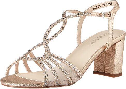 Touch Ups Women's T-Strap Block Heel Heeled Sandal in Saudi Arabia