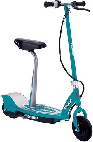 Razor E200S Electric Scooter for Kids Ages 13+ - 8" Pneumatic Tires, 200-Watt Motor, Up to 12 mph and 40 min of Ride Time, for Riders up to 154 lbs in Kuwait