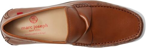 MARC JOSEPH NEW YORK Men's Leather Made in Brazil Plymouth Twisted Driver Driving Style Loafer in Saudi Arabia