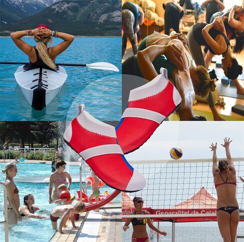 Water Shoes for Women and Men, Quick-Dry Beach Aqua Socks Swim Shoes, Pool Water Socks with Foot Massage in Saudi Arabia
