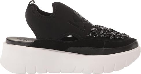 حذاء رياضي نسائي من Karl Lagerfeld Paris Maia، أسود، 7.5 in Kuwait