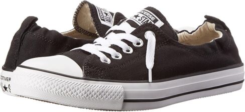 Converse Women Shoreline Slip on Sneaker Black/White, 7 in Saudi Arabia