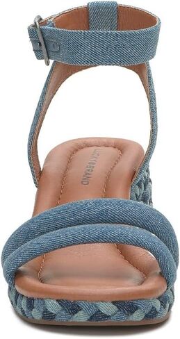 Lucky Brand Women's Naylicia Braided Wedge Sandal, Medium, 6 in Saudi Arabia