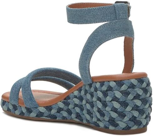 Lucky Brand Women's Naylicia Braided Wedge Sandal, Medium, 6 in Saudi Arabia