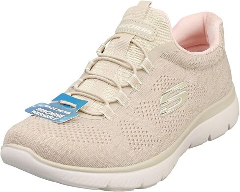 Skechers Sport Women's Women's Summits Fun Flare Sneaker, TPPK=Taupe Pink, 10 in Saudi Arabia