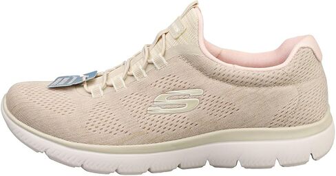 Skechers Sport Women's Women's Summits Fun Flare Sneaker, TPPK=Taupe Pink, 10 in Saudi Arabia