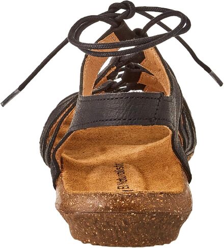 صندل نسائي من El Naturalista، أسود، 8.5 in Kuwait