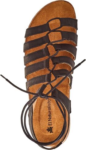 صندل نسائي من El Naturalista، أسود، 8.5 in Kuwait