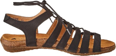 صندل نسائي من El Naturalista، أسود، 8.5 in Kuwait