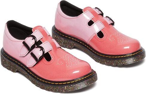Martens Girl's 8065 (طفل صغير/طفل كبير) وردي متدرج لامع 12 UK (الولايات المتحدة 13 طفل صغير) M in Saudi Arabia