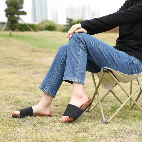 شرائح بوسادة قدم من الفلين للنساء، صنادل مريحة من الإسفنج الذكي in Kuwait