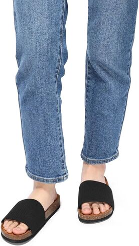 شرائح بوسادة قدم من الفلين للنساء، صنادل مريحة من الإسفنج الذكي in Kuwait