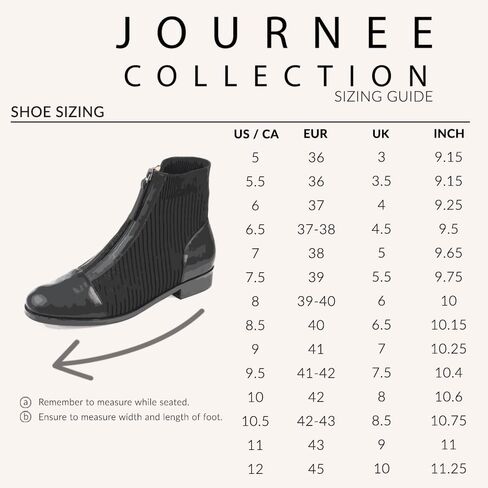 Journee Collection Womens Bexlie Bootie with Front Facing Zipper and Capped Toe in Saudi Arabia