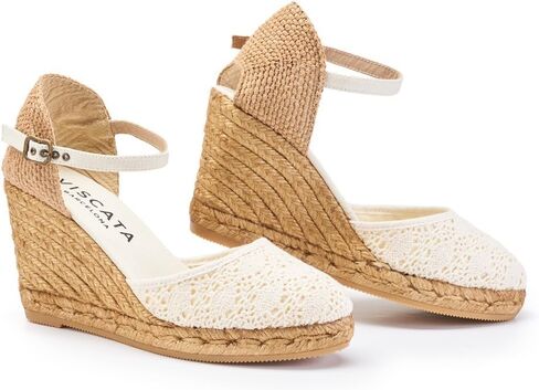 قماش VISCATA Satuna Espadrille مقاس 3 ½ بوصة مصنوع يدويًا في إسبانيا in Kuwait