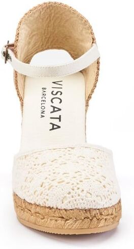 قماش VISCATA Satuna Espadrille مقاس 3 ½ بوصة مصنوع يدويًا في إسبانيا in Kuwait