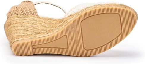 قماش VISCATA Satuna Espadrille مقاس 3 ½ بوصة مصنوع يدويًا في إسبانيا in Kuwait