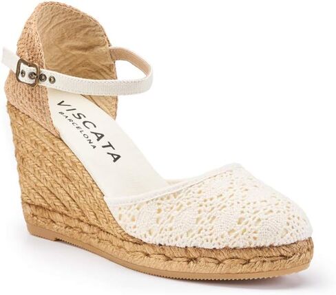 قماش VISCATA Satuna Espadrille مقاس 3 ½ بوصة مصنوع يدويًا في إسبانيا in Kuwait
