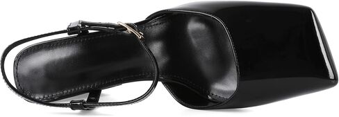 Zamikoo Womens Ankle Strap Square Toe Chunky Heel Pumps Shoes Dressy 3.5 Inches in Saudi Arabia