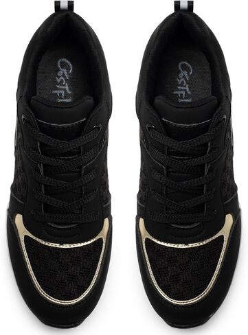 Cestfini Fashion Wedge Heeled Sneakers for Women Platform Sneakers Non-Slip Women Wedge Tennis Shoes in Saudi Arabia
