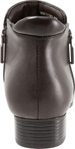 Trotters Women's Major Ankle Bootie, Dark Brown, 9.5 Narrow in Saudi Arabia