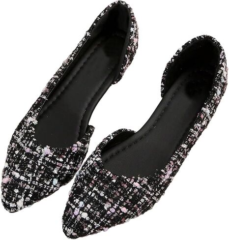 SweatyRocks Women's PU Leather Hollow Out Flat Sandals Closed Toe Outdoors Flat Shoes in Saudi Arabia