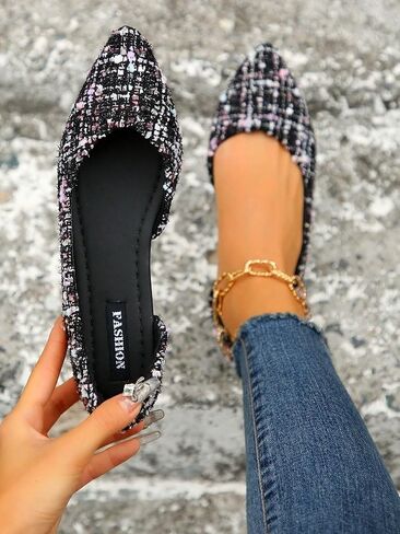 SweatyRocks Women's PU Leather Hollow Out Flat Sandals Closed Toe Outdoors Flat Shoes in Saudi Arabia