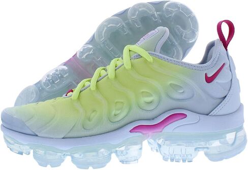 Nike Air Vapormax Plus Women's Shoes (FQ8882-423, Blue Tint/Light Lemon Twist/Metallic Silver) Size 8 in Saudi Arabia