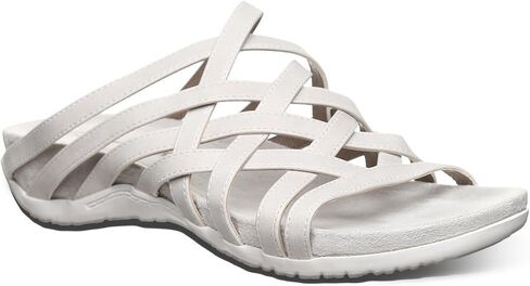 BEARPAW Women's Zinnia White Size 7 | Women's Sandal | Women's Shoe | Comfortable & Lightweight in Saudi Arabia